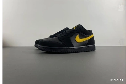 Hyperoad Jordan University 'Black Low Gold' Air 1 1029